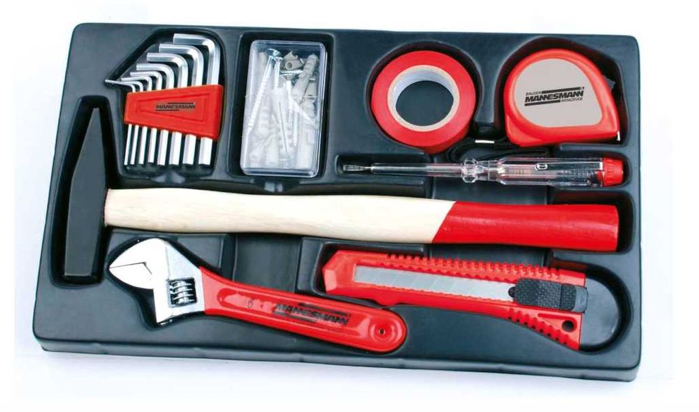 Bruder Mannesmann метална кутия с инструменти-155 части