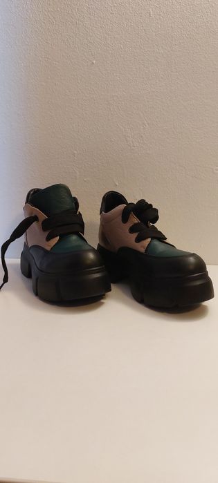 Ghete botine pantofi casual noi 36 piele naturala disponibili si crem