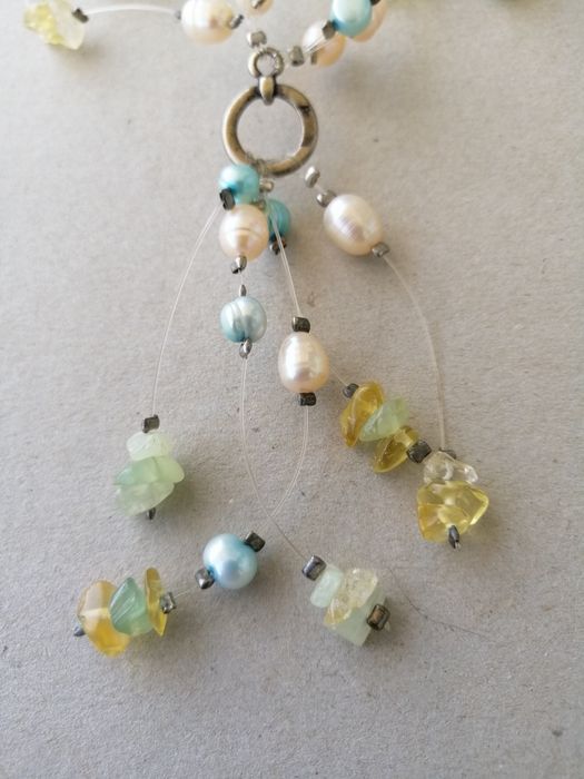 Бутикови комплекти колие, гривна и обеци с полускъпоценни камъни