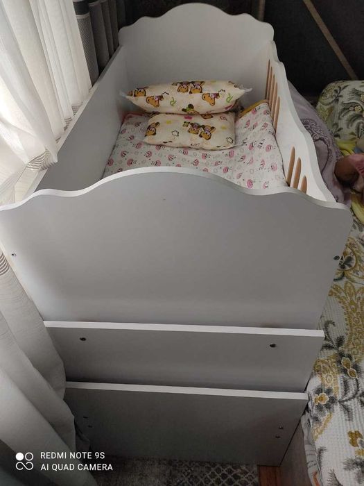 krovat bolalarga, shkafi,