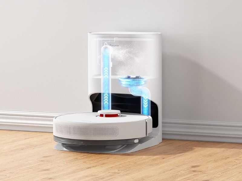 Робот Прахосмукачка Dreame D10 Plus, Бял