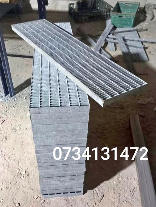 Trepte metalice zincate