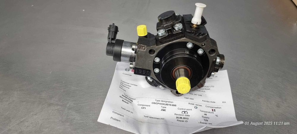 Рециклирана горивна помпа за виско налягане за OPEL/RENAULT/VAUXHALL