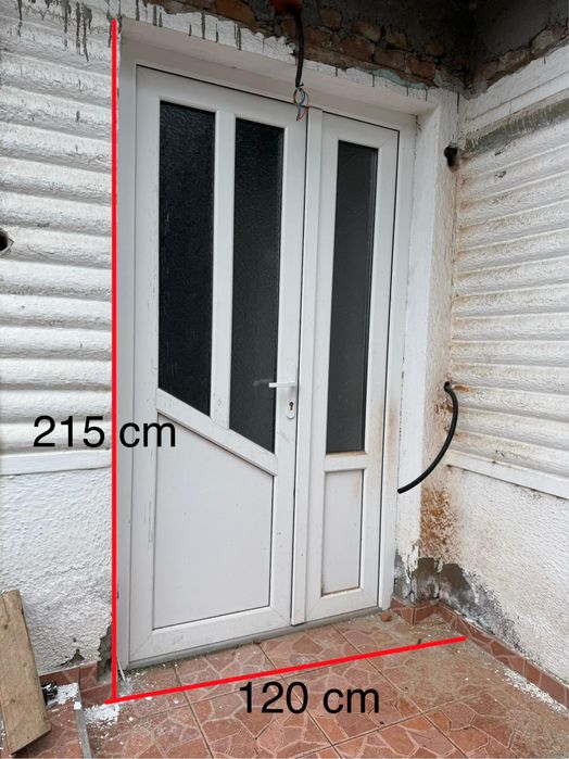 Usi duble termopan exterior