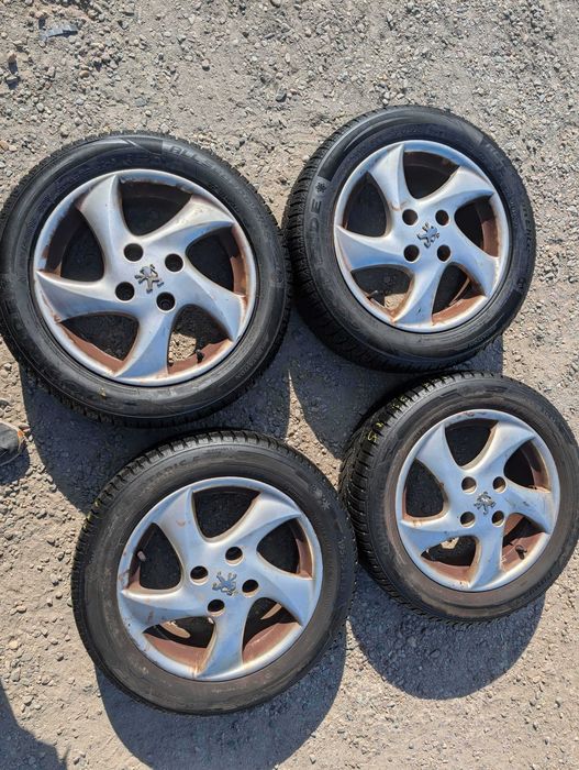 195/55 R15 • All Season • Barum + Goodride cu Jante Peugeot Sirocco | 4 buc | Pret/buc