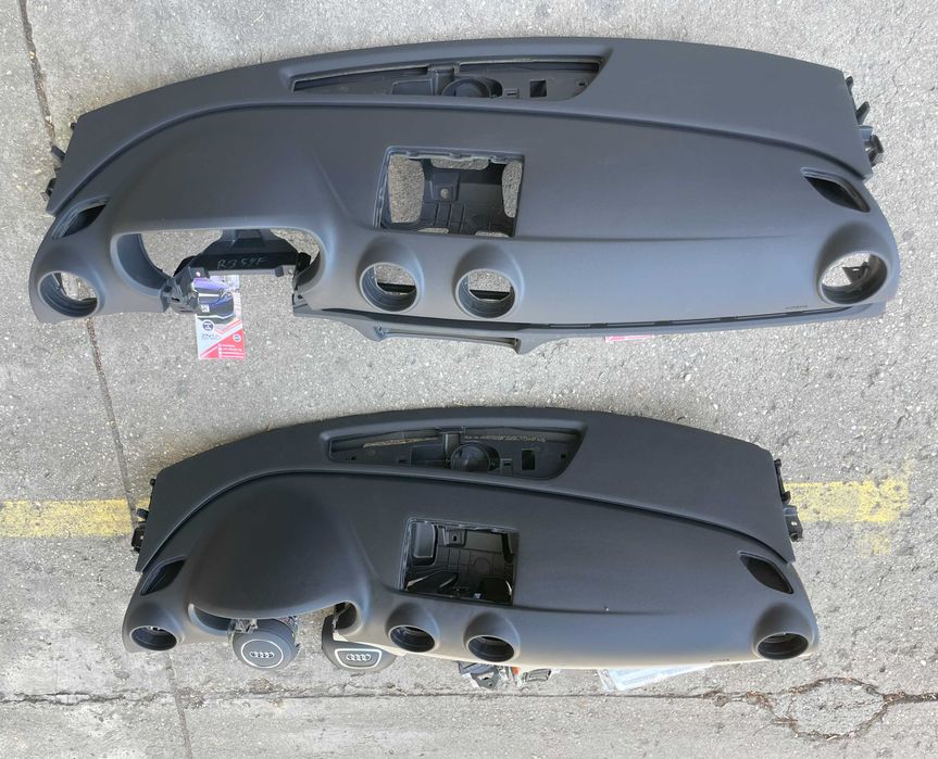 Audi A3 8v plansa bord negru / bej  - kit airbag - centuri siguranta