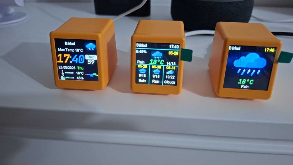 Ceas inteligent , statie meteo wifi