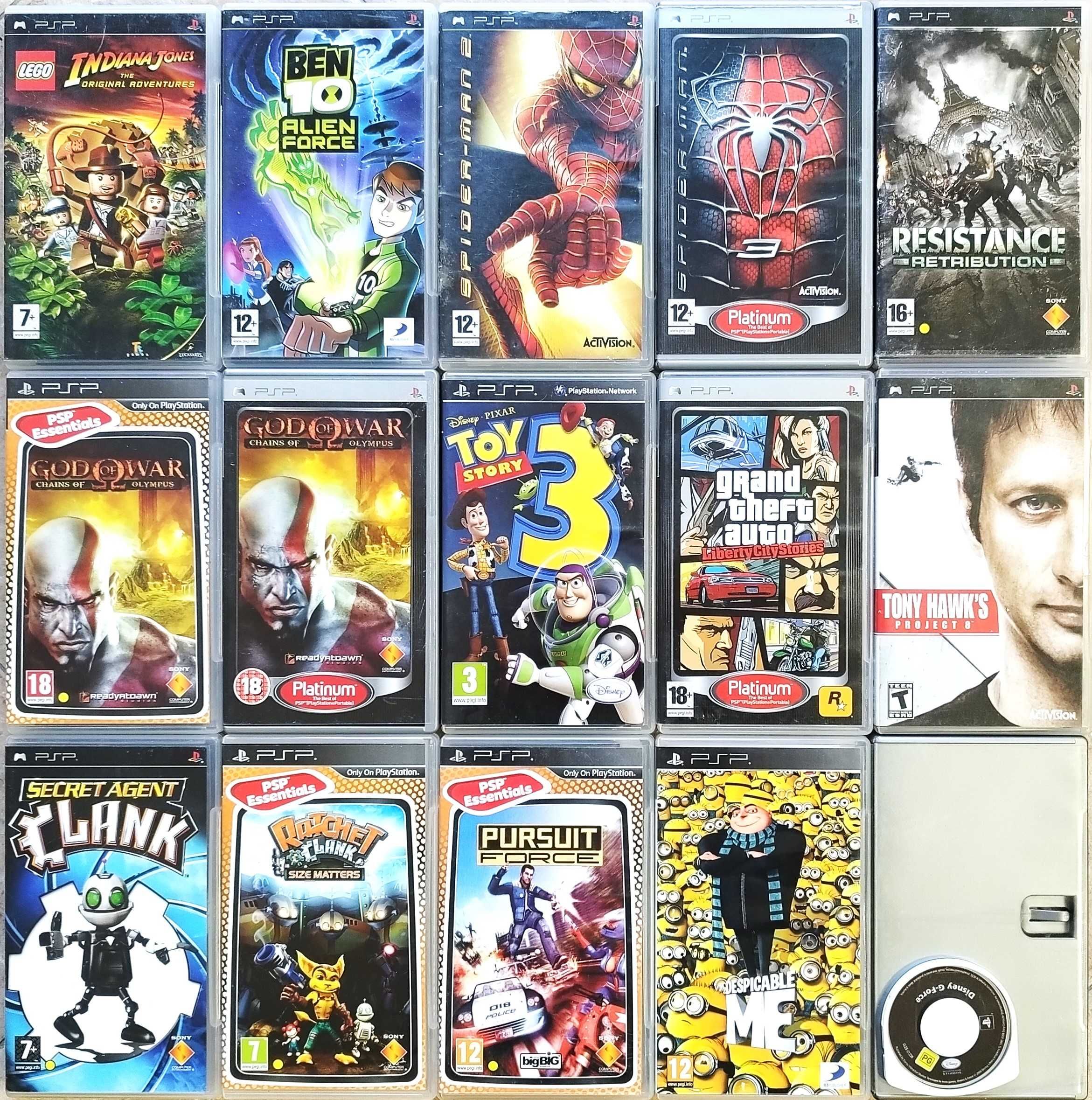 PSP] Spider-man/ GTA/ God of War/ Lego/ Ben 10/ Toy Story 3 гр. Пловдив  Христо Смирненски • OLX.bg