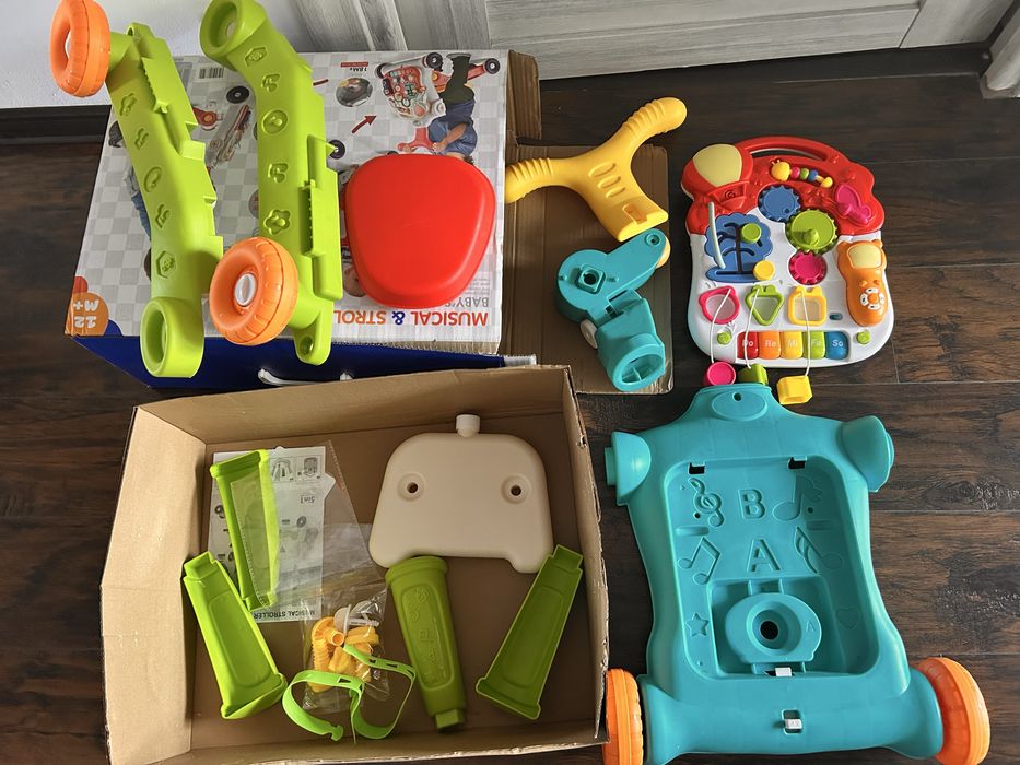 Antepremergator interactiv multifunctional 5 in 1, cu Pian, Sunete, Lumini