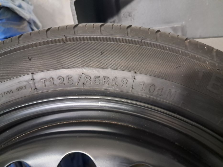 Резервна гума патерица 5×114.3 за  Mazda, Toyota,  Hyundai, Kia, Honda и др.