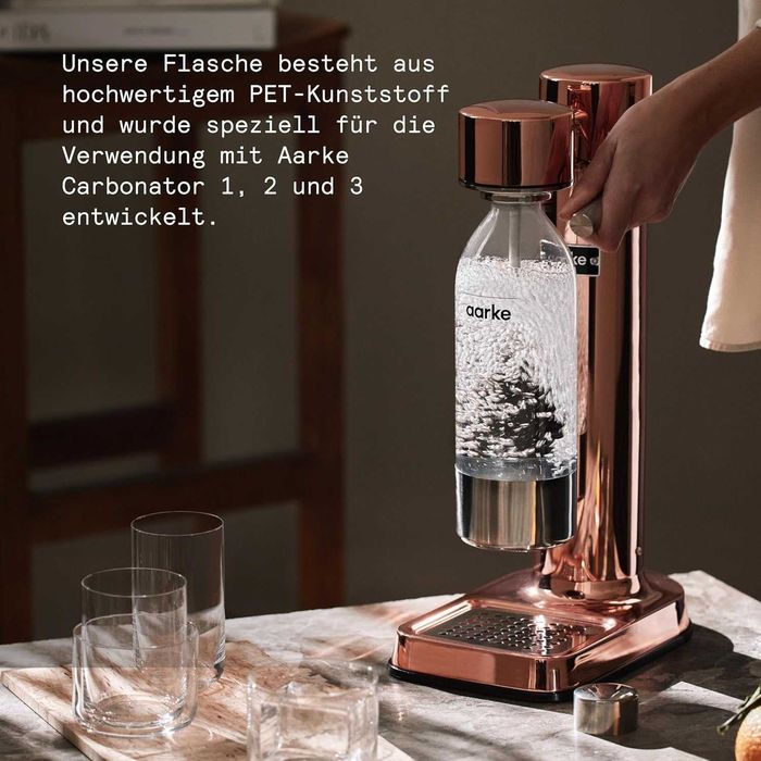 Aarke PET бутилка за машина за газирана вода Carbonator 3, 1000 мл