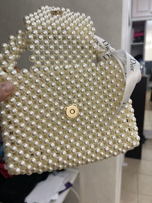 Сумка из бус клатч