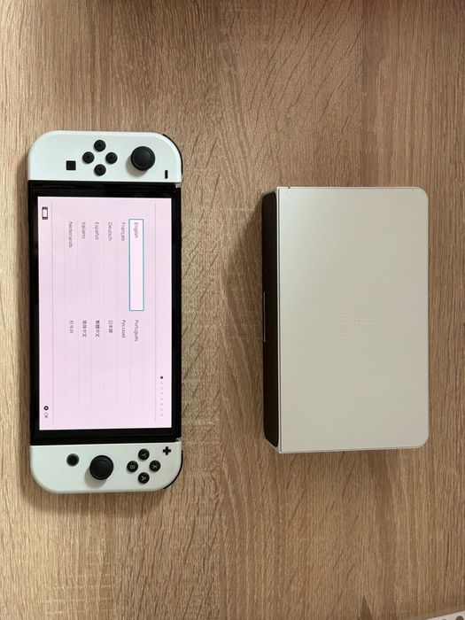 Nitendo Switch Oled White - Ca nou, complet, cutie+husa originală