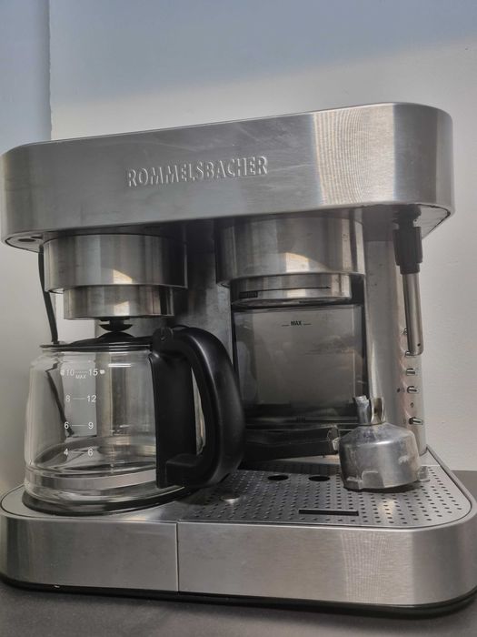 Espressor electric si cafetiera 2 in 1, Rommelsbacher, EKS3010