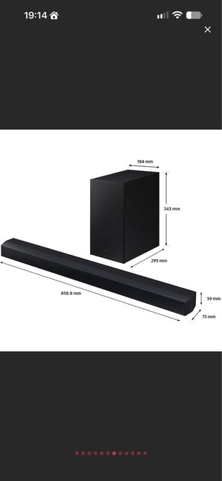 Soundbar Samsung 300W