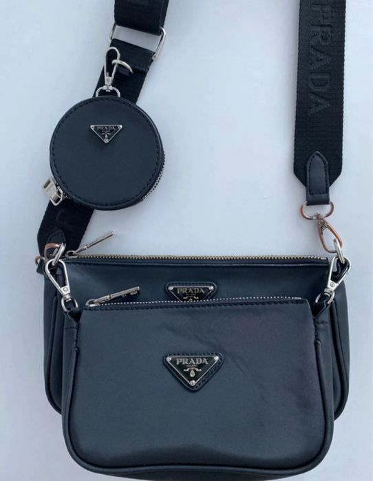 Geanta Prada neagra din nylon