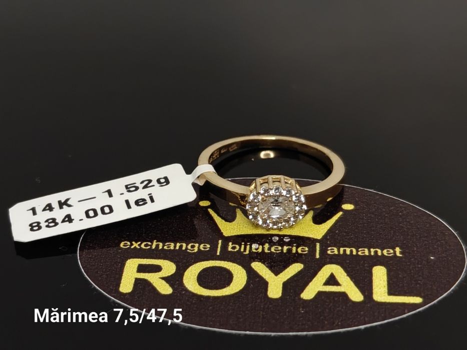 Bijuteria Royal: Inel aur 14k/1.52 gr
