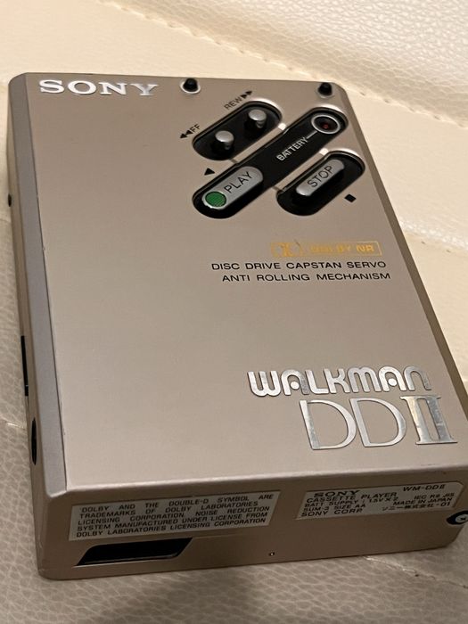 Vintage Walkman SONY WM-DDII Casete ! Colectie ! 1984 ! Raritate !