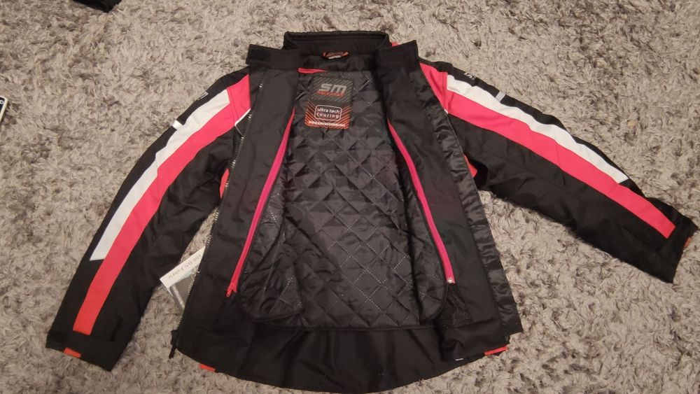 Geaca moto textil SM Lady Ana Red-White-Black marimi S, M, L, XL Noua!