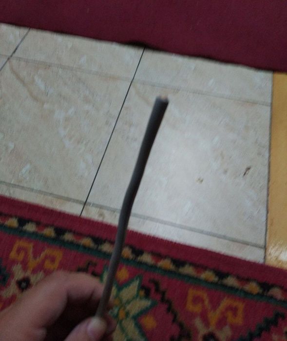 Продам многожильный медный кабель (провод). Сечение 1х10. 8.9метр. 1 м