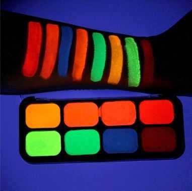 Неоновые. светящиеся краски