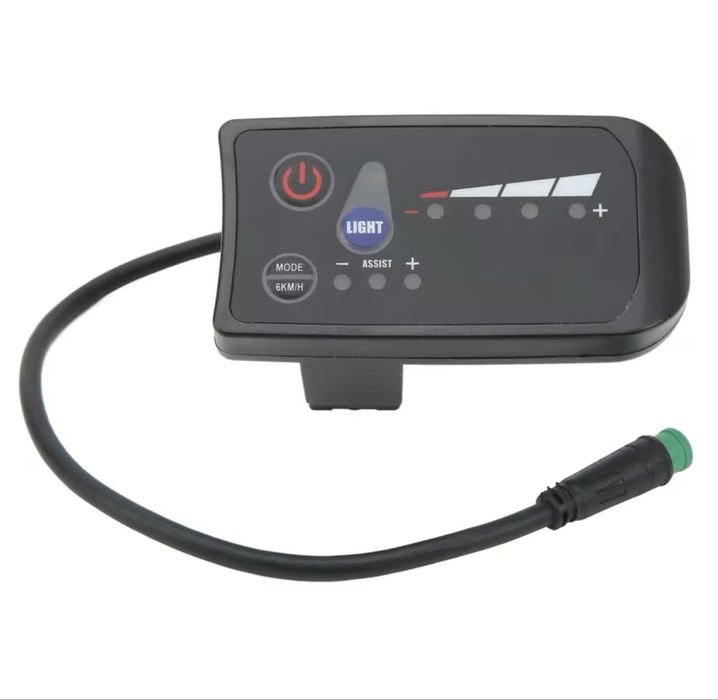 Display Bicicleta electrica Waterproof 5 Pin ABS