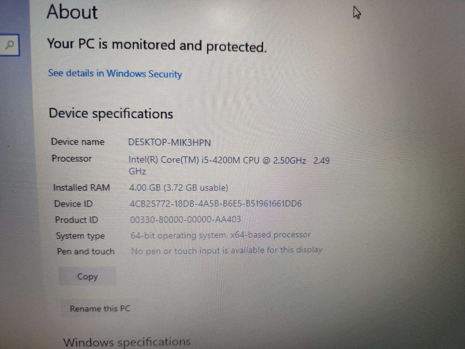 Laptop Lenovo Thinkpad L540, I5, gen4, 4Gb Ram, ssd120Gb, Garanție!