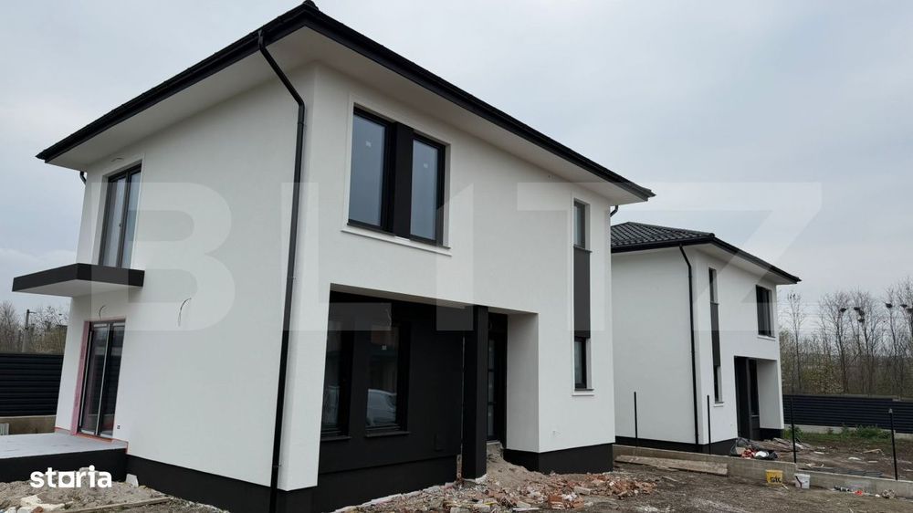 Casa moderna, materiale premium, 150 mp construiti, zona rezidentiala