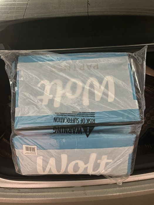 Wolt сумка для автокурьера