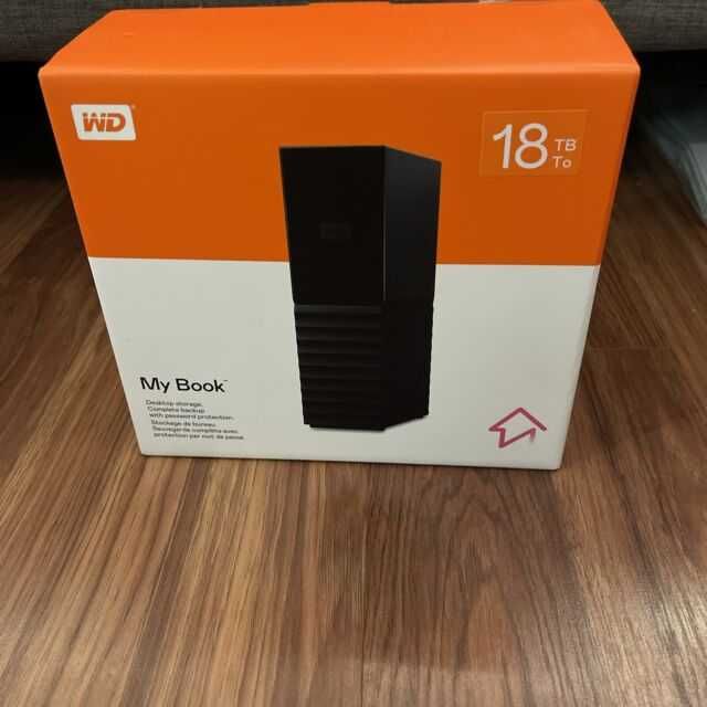 Внешний хард WD My Book 18TB. Новый в упаковке! Доставка бесплатно!