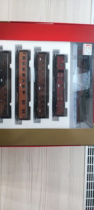 Locomotiva cu aburi kpev cu vagoane Fleischmann 481209