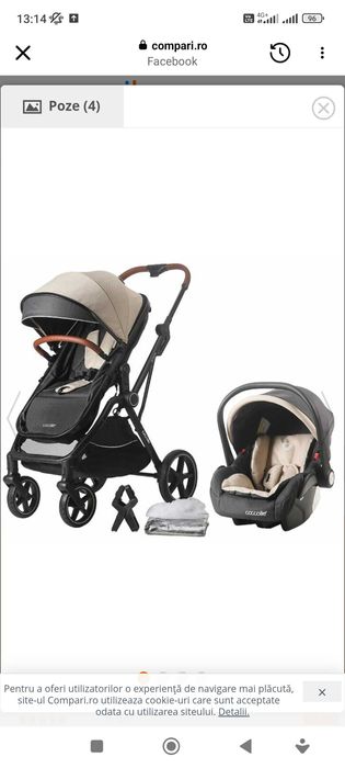 Cărucior Coccolle 3in1