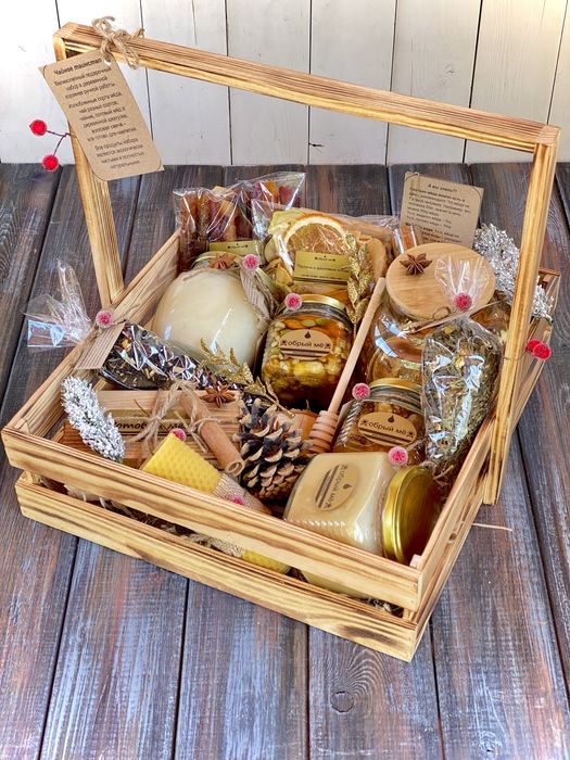 Медовые подарочные корзины для любого праздника