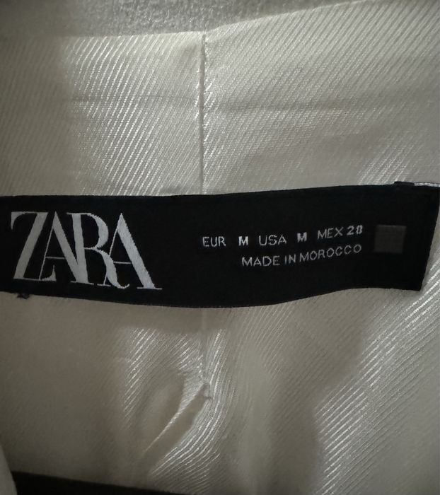 Sacou alb Zara  elegant