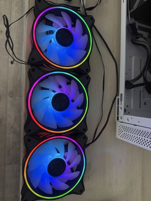 set ventilatoare cooler master master fan argb