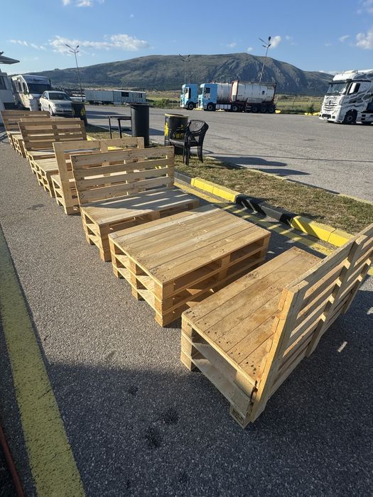 Дървени мебели от Евро палети и дървени скари