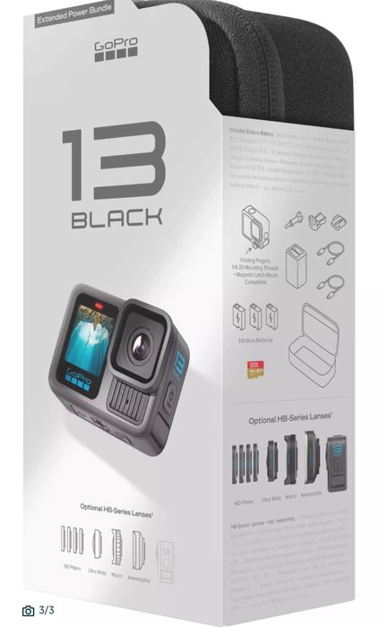 Gopro 13 black new +64 gb fleshka
