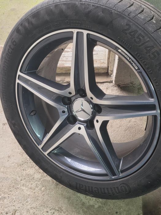 Vand Jante Mercedes R 17 cu cauciucuri/anvelope de vara!!