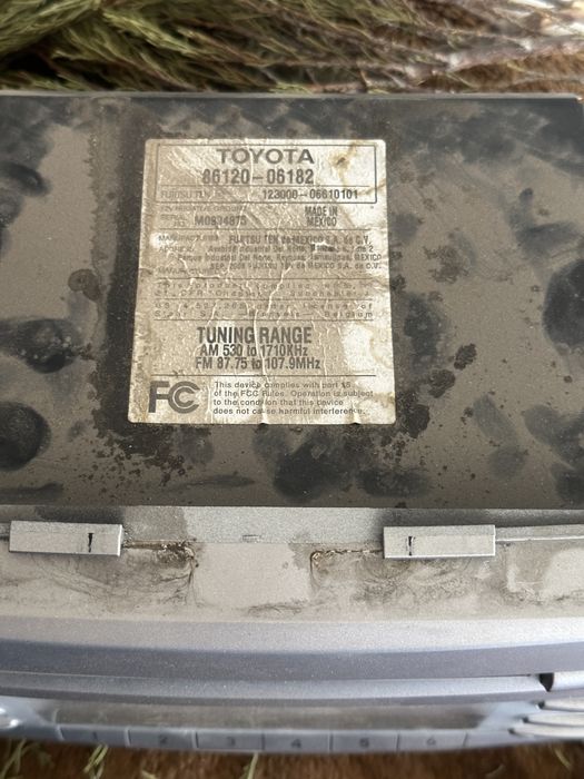 Штатная магнитолла камри 40-45