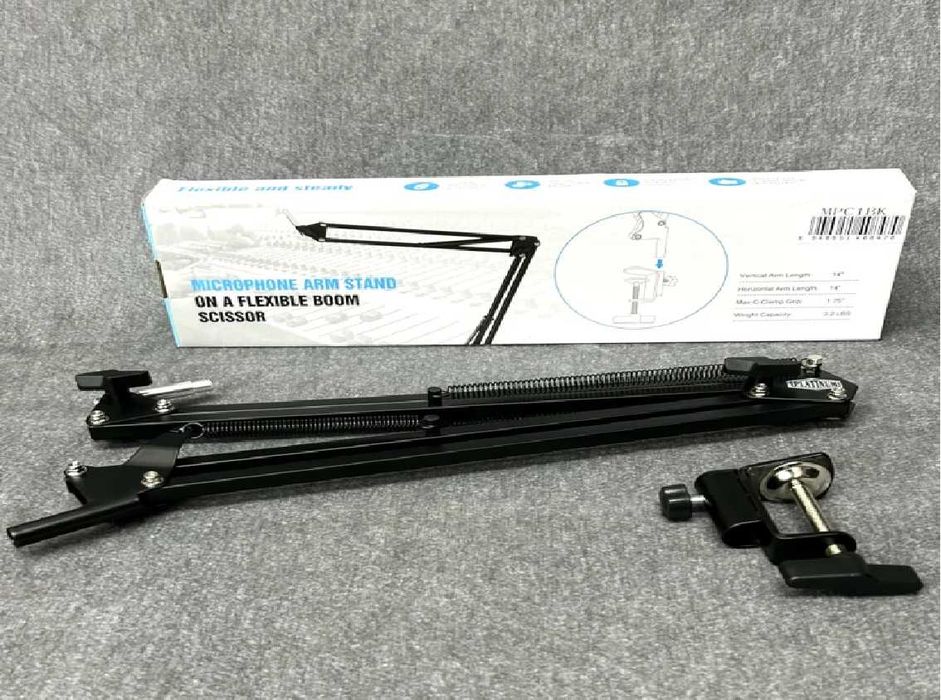 нова! Стойка за микрофон за офис бюро гейминг студио