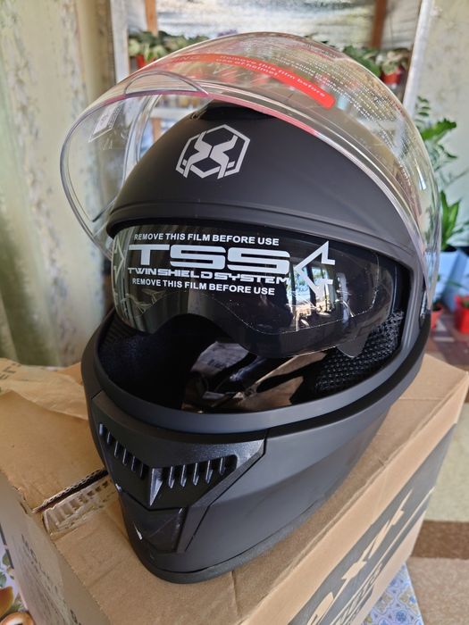Шлем AXK HELMET черный матовый новый