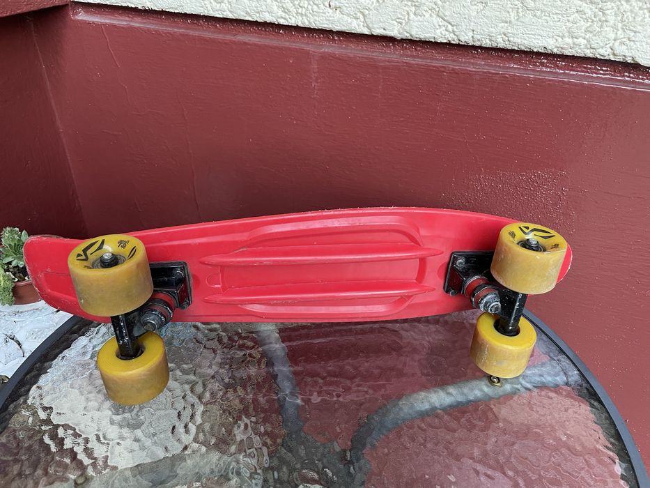 Skate board oxelo Yamba petrol white plus bonus