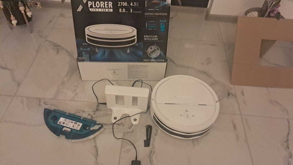 Aspirator robot Rowenta X-Plorer 8cm grosime, cartografiere permanenta