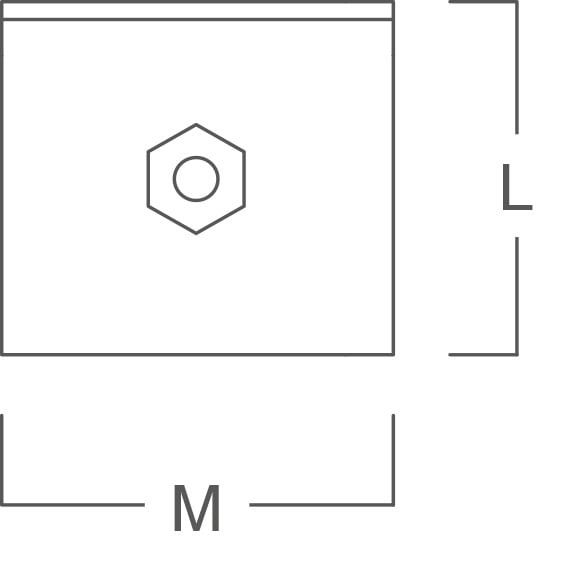 Element fixare "pe perete" sina D24