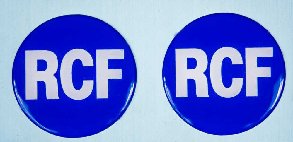 Лого за тонколони, Обемни стикери