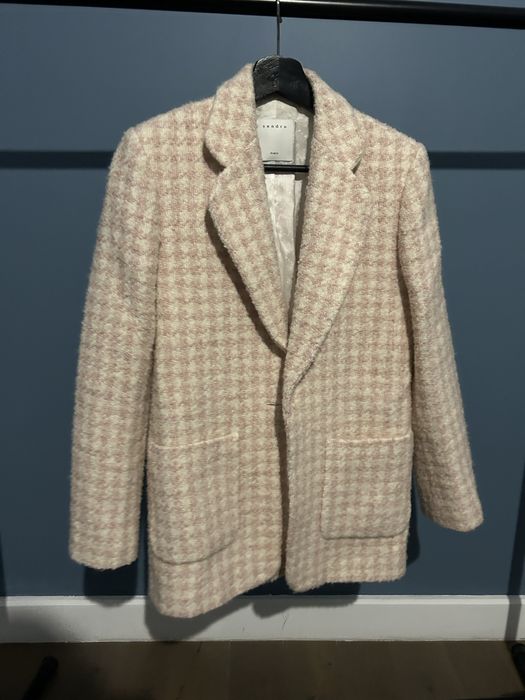 Пальто-Пиджак 100% шерсть sandro