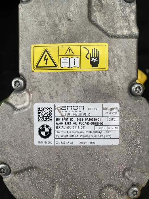 BMW Компресор 2 U06 X1 U11 X3 G45 5A5F559 AC