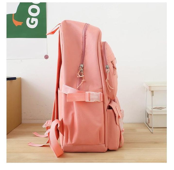 Школьный подростковый рюкзак комплект 4 в 1 сумка пинал сумка банан