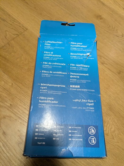 Filtru nou pentru umidificator Philips FY2401 gri