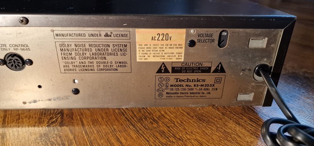 Deck Technics 3 capete M 253X